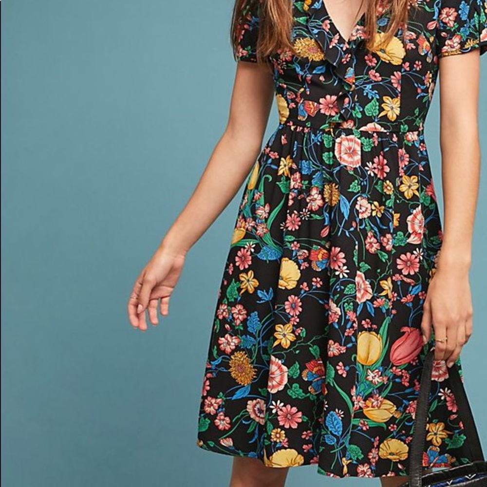 Anthropologie: Maeve Bloedel Floral Dress